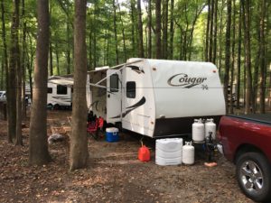 The Cougar - the first RV Rental in the fall of 2017